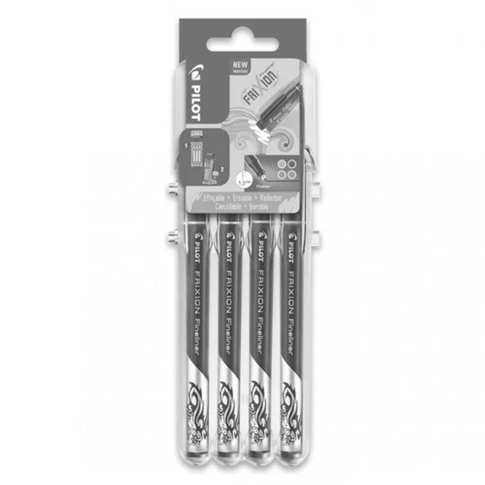 Główne zdjęcie produktu Liner Pilot 4104 FriXion Fineliner sada 4 barev, Pastel