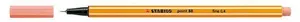Liner "Point 88", brzoskwiniowy, 0,4mm, STABILO