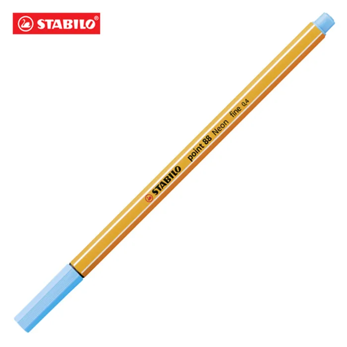 Główne zdjęcie produktu Liner "Point 88", fluorescentní modrá, 0,4 mm, STABILO