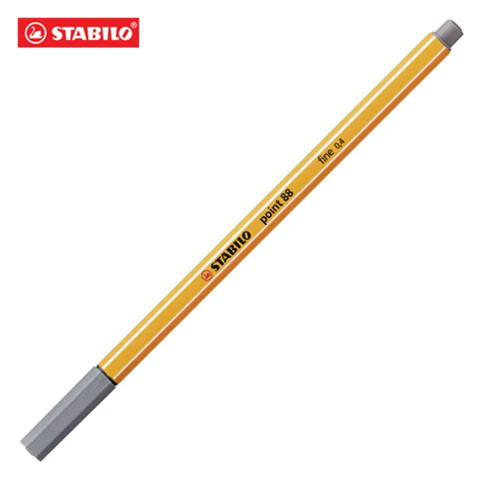Główne zdjęcie produktu Liner "Point 88", šedá, 0,4mm, STABILO
