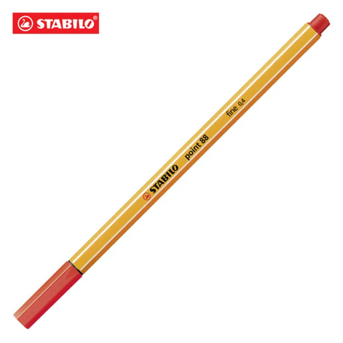 Główne zdjęcie produktu Liner "Point 88", světle červená, 0,4 mm, STABILO