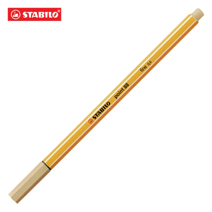 Główne zdjęcie produktu Liner "Point 88", světle okrová, 0,4 mm, STABILO