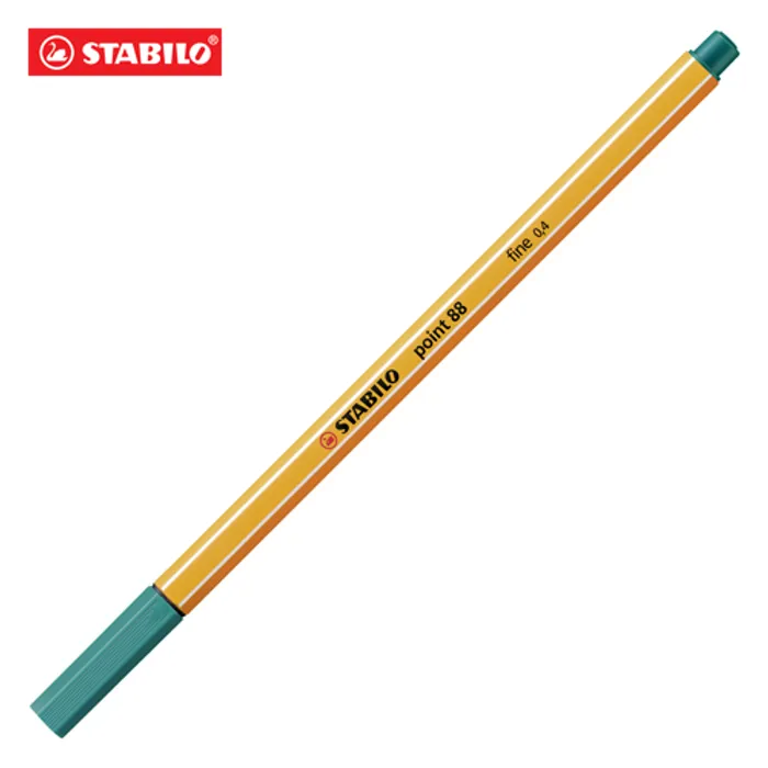 Główne zdjęcie produktu Liner  "Point 88", tyrkysová, 0,4mm, STABILO