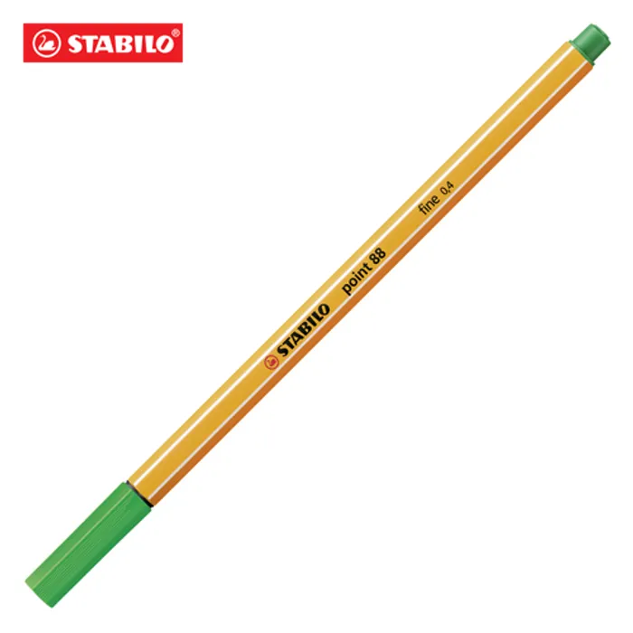 Główne zdjęcie produktu Liner "Point 88", zelená, 0,4mm, STABILO