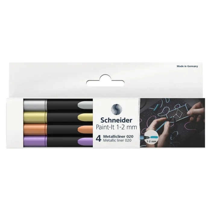 Główne zdjęcie produktu Liner Schneider Paint-it Metallic sada 4 ks