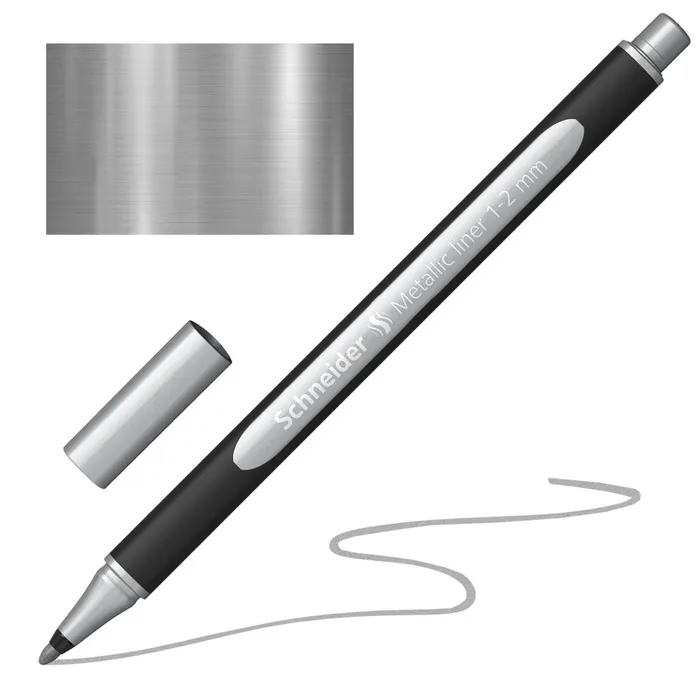 Główne zdjęcie produktu Liner Schneider Paint-it Metallic sříbrný
