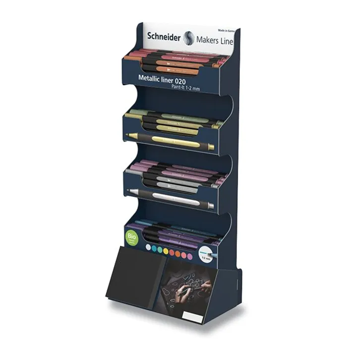 Główne zdjęcie produktu Liner Schneider Paint-it Metallic stojánek, 80 ks