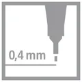 Następne zdjęcie produktu Cienkopis STABILO point 88 eukaliptusowy 88/12