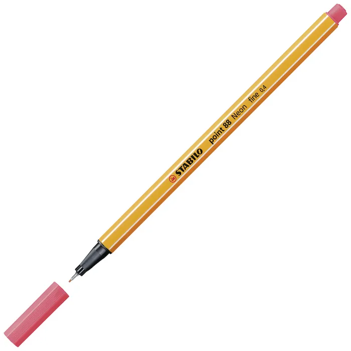 Główne zdjęcie produktu Liner STABILO point 88 - neon červená