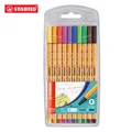 Liner "Punkt 88", 10 kolorów, 0,4mm, STABILO