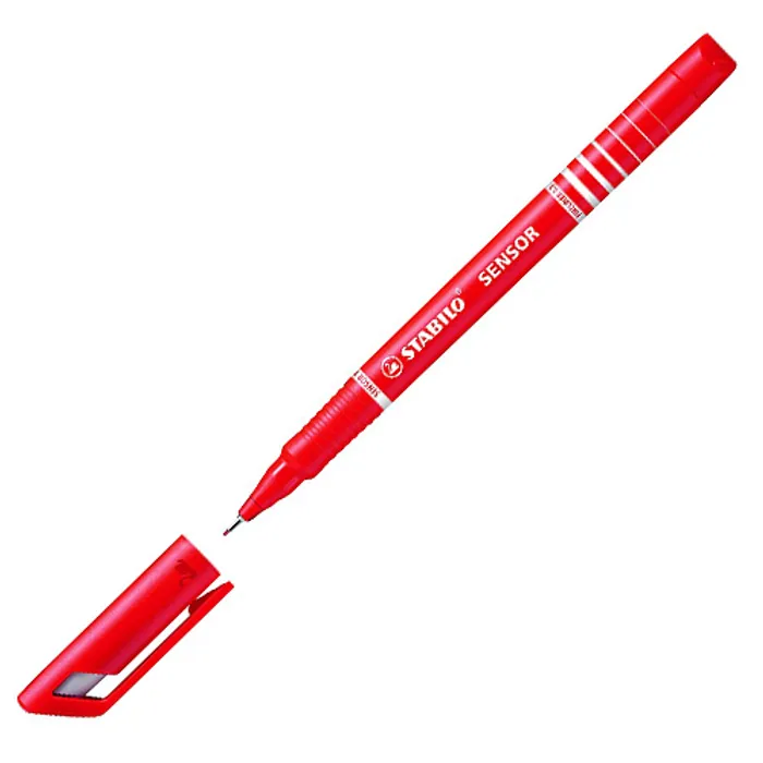Główne zdjęcie produktu Liner STABILO SENSOR - fine - červená [1 ks]