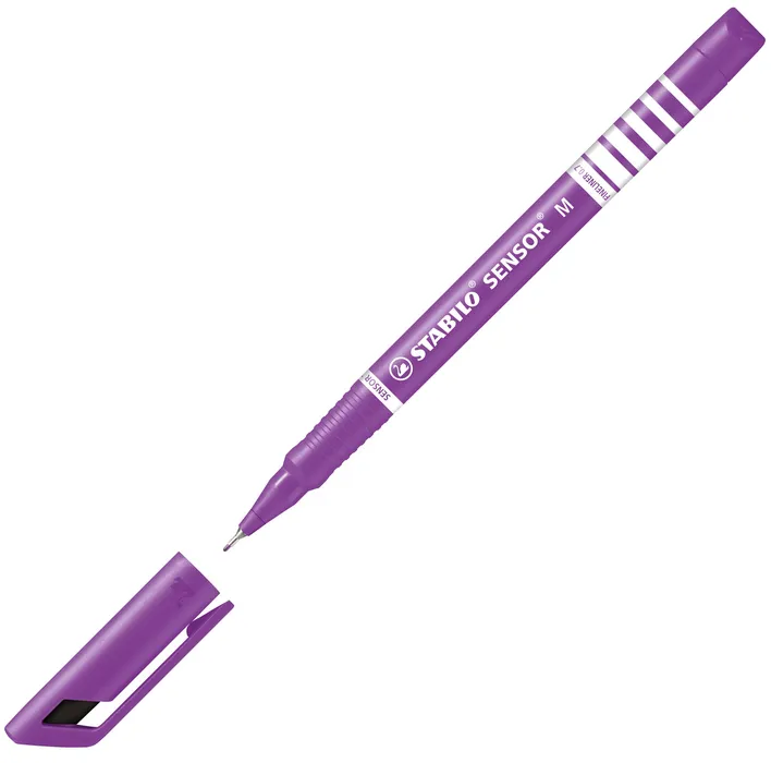 Główne zdjęcie produktu Liner STABILO SENSOR - medium - fialová [1 ks]