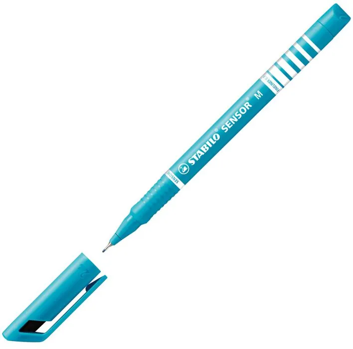 Główne zdjęcie produktu Liner STABILO SENSOR - medium - tyrkysová [1 ks]