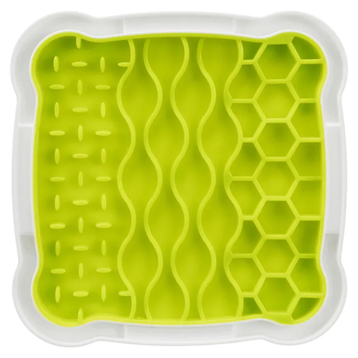 Główne zdjęcie produktu Lízací podložka na pamlsky 20 x 20 cm , TPR/PP