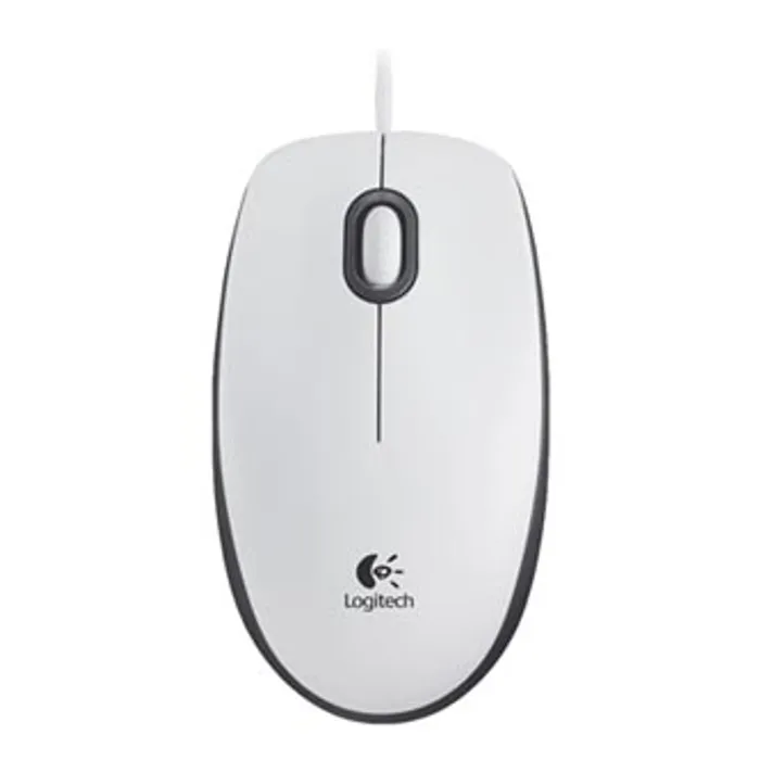 Główne zdjęcie produktu Logitech Myš B100, 800DPI, optická, 3tl., 1 kolečko, drátová USB, bílá