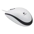 Logitech Mysz B100, 800DPI, optyczna, 3kl., przewodowa USB, biała