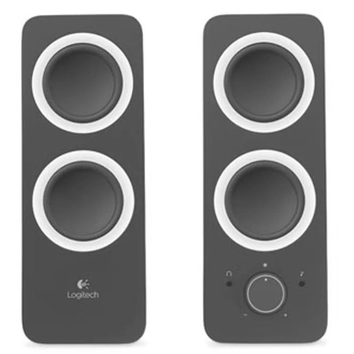 Główne zdjęcie produktu Logitech reproduktory Z200-MIDNIGHT BLACK, 2.0, 10W, černé, regulace hlasitosti