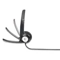 Następne zdjęcie produktu Logitech Stereo H390, słuchawki z mikrofonem, regulacja głośności, czarna, USB