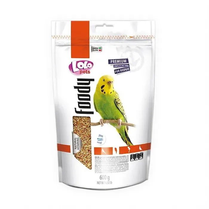 Główne zdjęcie produktu LOLO BASIC kompletní krmivo pro andulky 600 g Doypack