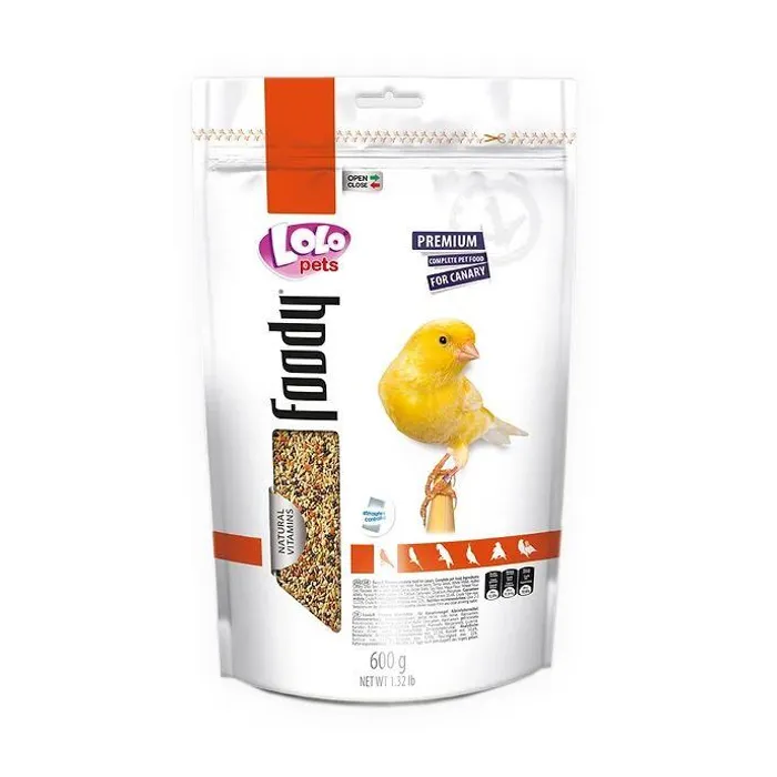 Główne zdjęcie produktu LOLO BASIC kompletní krmivo pro kanárky 600 g Doypack