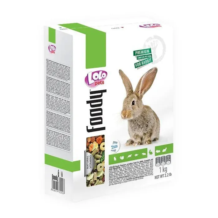 Główne zdjęcie produktu LOLO BASIC kompletní krmivo pro králíky 1000 g krabička