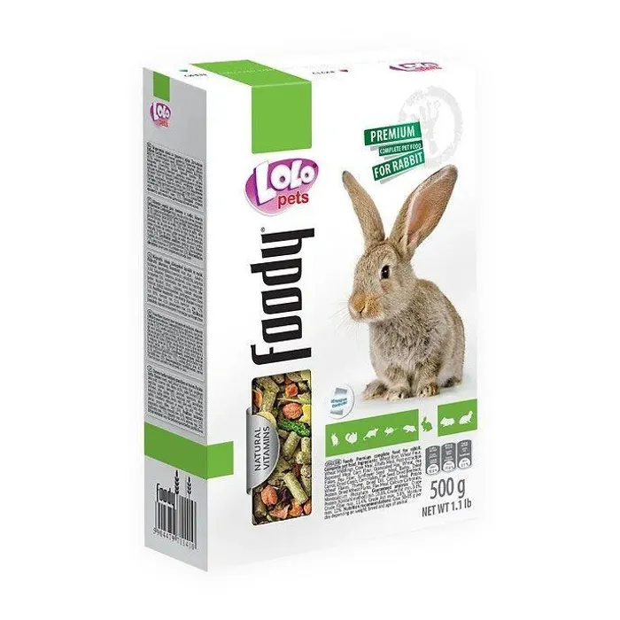 Główne zdjęcie produktu LOLO BASIC kompletní krmivo pro králíky 500 g krabička