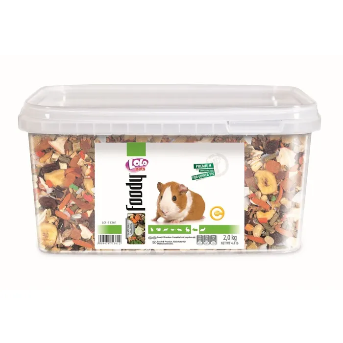 Główne zdjęcie produktu LOLO BASIC kompletní krmivo pro morčata 3 L, 2 kg kyblík