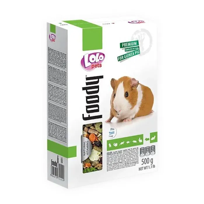Główne zdjęcie produktu LOLO BASIC kompletní krmivo pro morčata 500 g krabička