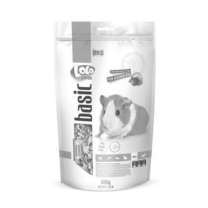 Główne zdjęcie produktu LOLO BASIC ovocné krmivo pro morčata 600 g Doypack