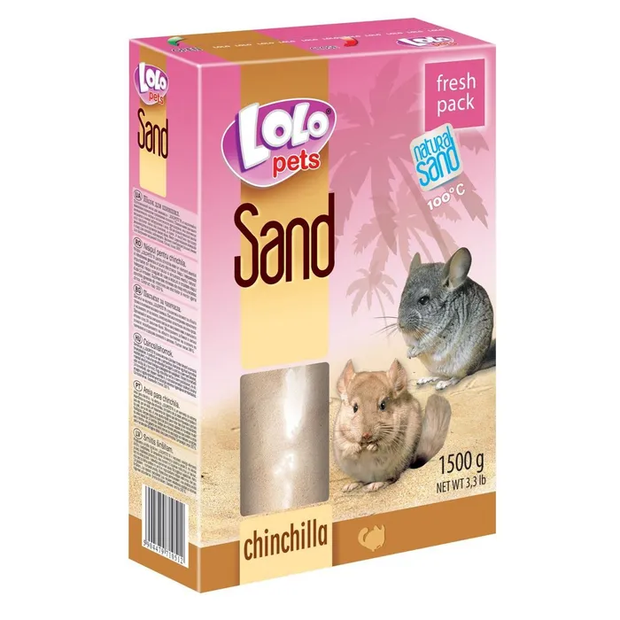 Główne zdjęcie produktu LOLO písek pro činčily v krabičce 1500 g