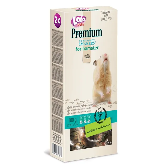 Główne zdjęcie produktu LOLO PREMIUM SMAKERS 2 klasy pro křečky 100 g