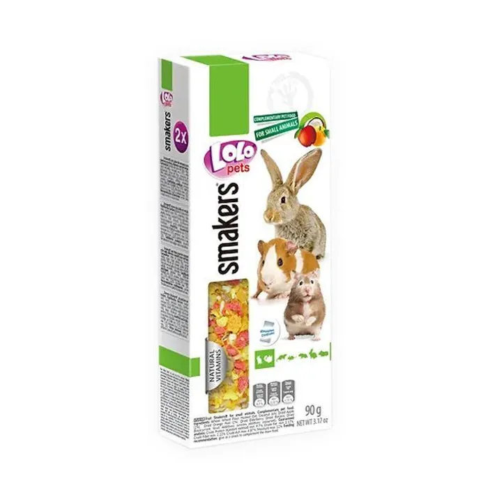 Główne zdjęcie produktu LOLO SMAKERS 2 klasy jablečné pro hlodavce 90 g