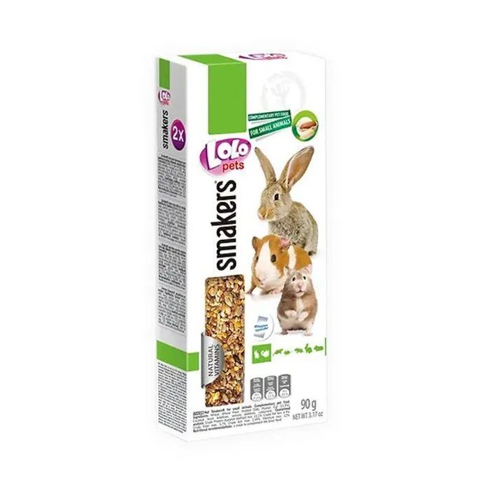 Główne zdjęcie produktu LOLO SMAKERS 2 klasy ořechové pro hlodavce 90 g