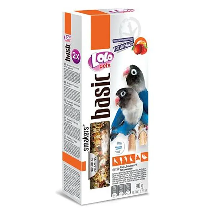 Główne zdjęcie produktu LOLO SMAKERS 2 klasy ovocné pro agapornisy 90 g