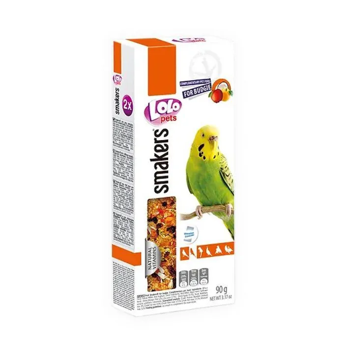 Główne zdjęcie produktu LOLO SMAKERS 2 klasy ovocné pro andulky 90 g