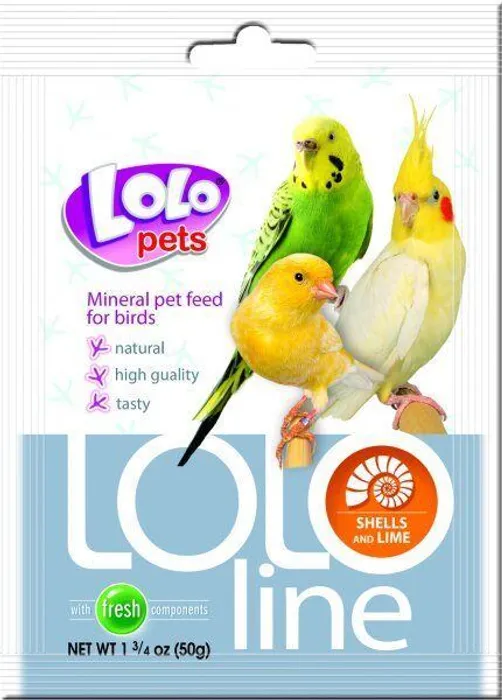 Główne zdjęcie produktu LOLOLINE mušle a vápník pro ptáky 50 g