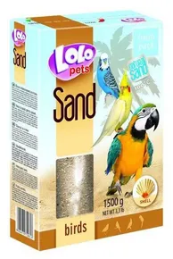 LOLOpets piasek z muszlami dla ptaków 1500 g