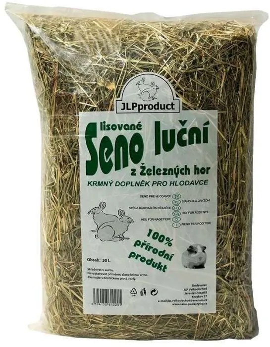 Główne zdjęcie produktu Luční seno pro hlodavce - MAXI 50 L