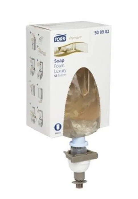 Główne zdjęcie produktu Luxusní pěnové mýdlo TORK Premium 800ml S3 [1 ks]