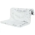 Następne zdjęcie produktu Łóżko podgrzewane z długim włosiem, 45x26x31 cm, czarno-białe