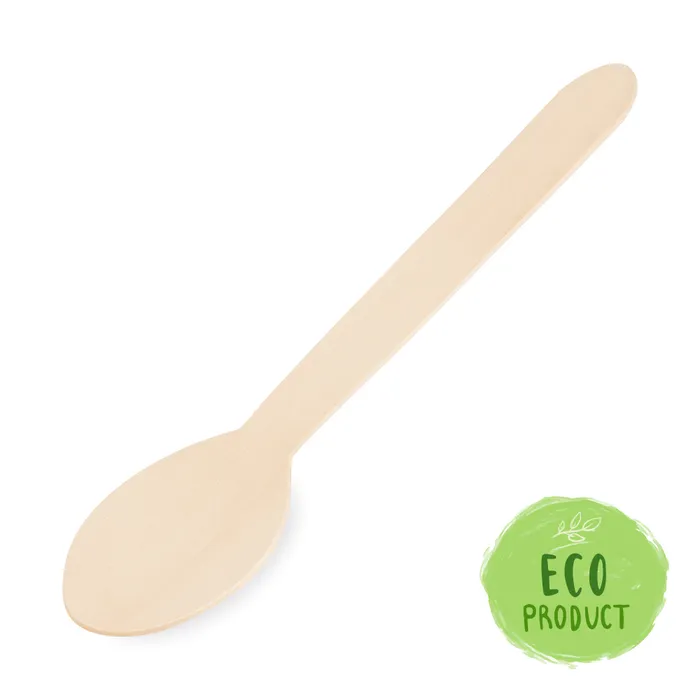 Główne zdjęcie produktu Lžíce ze dřeva 16 cm [100 ks]