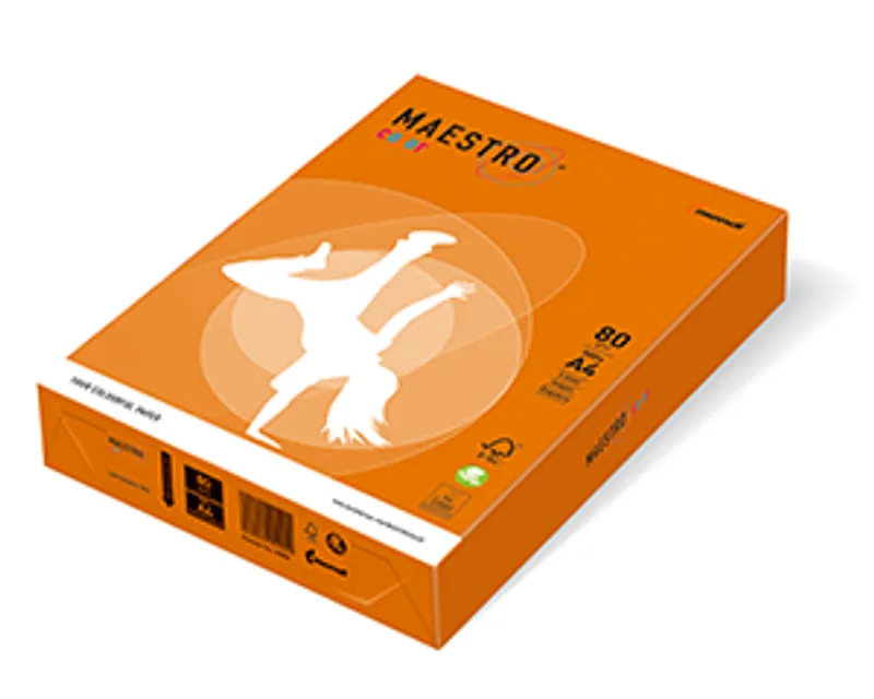 Główne zdjęcie produktu MAESTRO color INTENSIV 160g 250 listů Orange - OR43