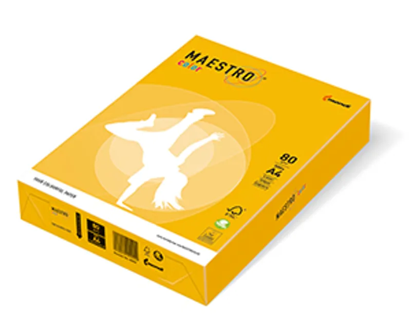 Główne zdjęcie produktu MAESTRO color INTENSIV 80g 500 listů Sun Yellow - SY40