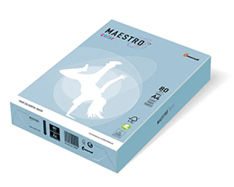 Główne zdjęcie produktu MAESTRO color PASTELL 160g 250 listů Iceblue - OBL70