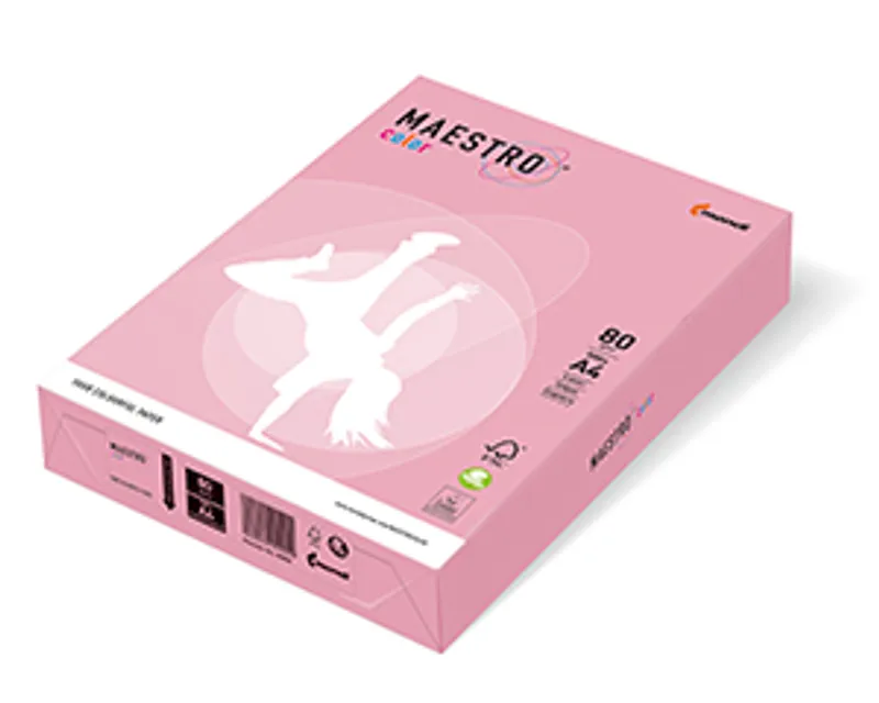 Główne zdjęcie produktu MAESTRO color PASTELL 160g 250 listů Pink - PI25