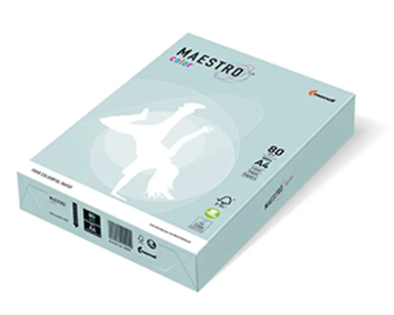 Główne zdjęcie produktu MAESTRO color PASTELL 80g 500 listů Blue - BL29