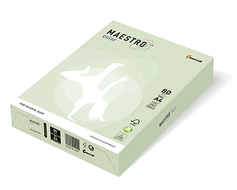 Główne zdjęcie produktu MAESTRO color PASTELL 80g 500 listů Green - GN27