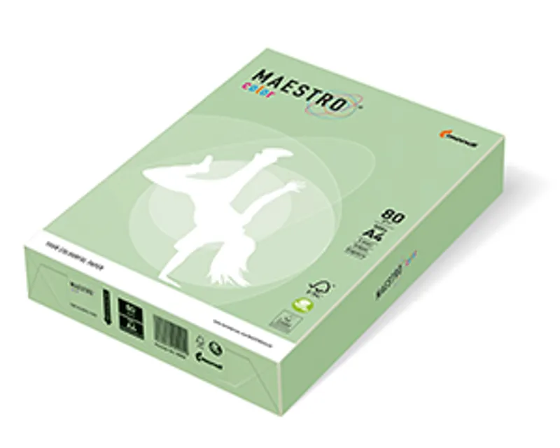 Główne zdjęcie produktu MAESTRO color PASTELL 80g 500 listů Medium Green - MG28