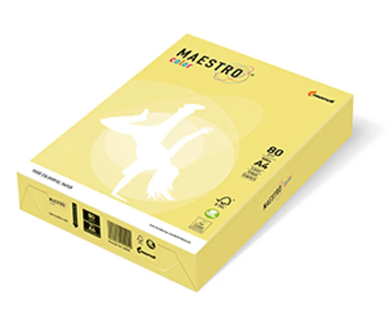 Główne zdjęcie produktu MAESTRO color TREND 160g 250 listů Lemon Yellow - ZG34