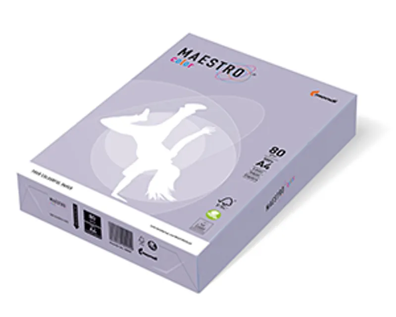 Główne zdjęcie produktu MAESTRO color TREND 80g 500 listů Lavender - LA12